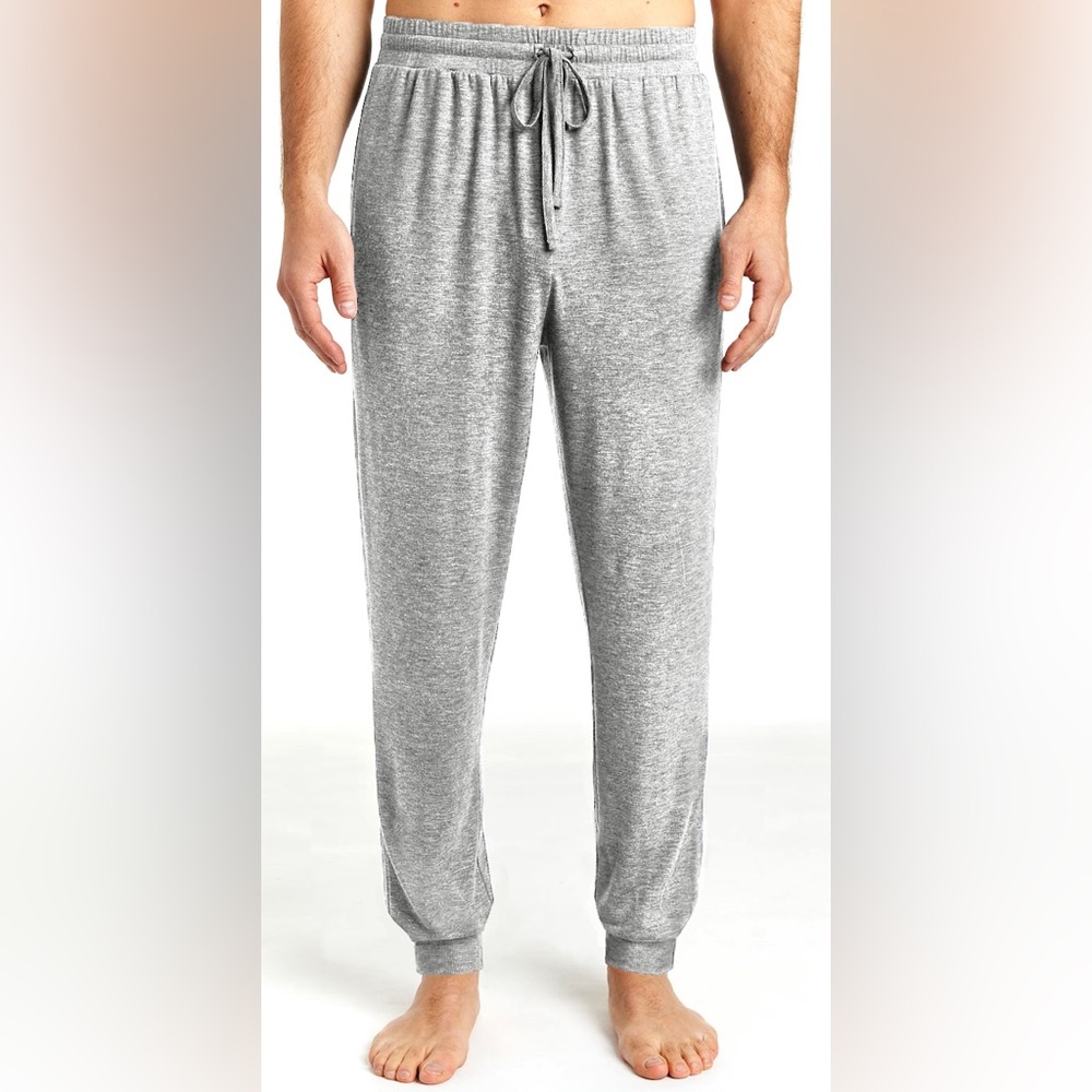 RAINFOREST BRUSHED JERSEY LOUNGE JOGGER NWT size M grey heather cozy